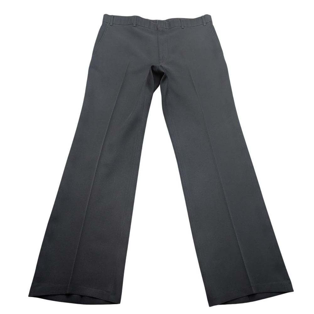 Vintage Levi's Action Slacks Mens 36x33.5 Dark Straight Leg Dress Pants